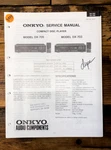 Onkyo Dx-703 Dx-705 Cd Player Service Manual *original*. Fixed Price $14.97.