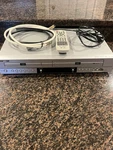 Go Video Silver Dv1140 4 Head Vcr/dvd Player Vhs Recorder W/remote Cables Tested. Fixed Price $89.99.