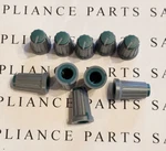 Set Of 10 Yamaha Mixer Control Knobs Green From Model Mg24/14fx Sound Console. Fixed Price $10.99.