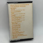 Rhino Records August - Selected Highlights Cassette Tape Advance Promo. Fixed Price $24.99.