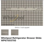 Whirlpool Refrigerator Pantry Temperature/air Control Slide Wp67003793. Fixed Price $20.00.