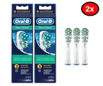 2 Pairs Of 3 Count Oral-b Dual Clean Electric Toothbrush Replacement Heads. Fixed Price $25.90.