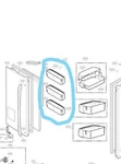 Refrigerator Part Aap73252302 For Lg Lmxc23746s And Kenmore, Basket Assembly. Fixed Price $40.00.
