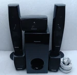 Panasonic Sb-hw270 Sub Woofer + Surround, Center, & Sb-hf370 Front Speakers #99. Fixed Price $84.99.