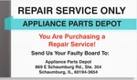Repair Service - Whirlpool Oven Control Board W10317345 Wpw10317345. Fixed Price $145.00.