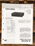 Sony Cdp-h300 Cd Player Service Manual *original*. Fixed Price $14.97.