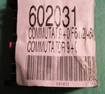 Bertazzoni Range Commutator 9+0 - Oem Part No. 602031- New! (open Box). Fixed Price $69.99.