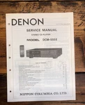 Denon Dcm-555 Ii Mk2 Cd Player Service Manual *original*. Fixed Price $14.97.