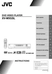 Jvc Xv-m5gsl Dvd Player Owners Instruction Manual Reprint. Fixed Price $22.24.