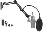 Upgrade Mic Wall Mount,microphone Boom Arm Stand Holder For Logitech Blu.... Fixed Price $42.86.