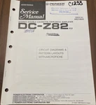 Pioneer Dc-z82 Stereo Double Cassette Tape Deck Original Service Repair Manual. Fixed Price $14.94.