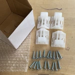4 Units Aaa30793431 Mounting Parts Fit Lg Washer/dryer Laundry Pedestals A. Fixed Price $24.90.