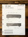 Kenwood Dp-1010 Cd Player Service Manual *original*. Fixed Price $14.97.