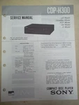 Sony Service/repair Manual Cdp-h300 Cd Player. Fixed Price $11.98.