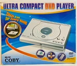 Coby Ultra Compact Dvd Player Vintage Dvd-207 With Remote New Unopened Box. Fixed Price $23.63.
