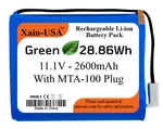 Xain-usa: Rechargeable Li-ion Battery Pack 3s1p, 11.1v 2600mah 28.8 Mta-100. Fixed Price $34.99.