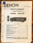 Denon Dcm-555 Ii Cd Player Service Manual *original*. Fixed Price $14.97.