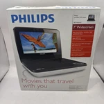 Philips Pet741/37 Portable Dvd Player - White 7 Widescreen Complete Nib. Fixed Price $84.89.