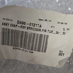 Samsung Da96-01217a Refrigerator Evaporator Assembly. Fixed Price $45.00.