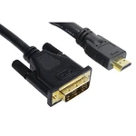 Inline Hdmi-dvi Cable Black/gold Hdmi Male To Dvi 18+1 1m 17661p. Fixed Price $16.31.