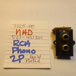 Nad 527-421201 Rca Terminal Phono 2p 7225 Pe Stereo Receiver. Fixed Price $8.22.