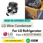 New Oem Lg Refrigerator Condenser Open Factory Box Part # Acg73749403 Fridge. Fixed Price $31.00.