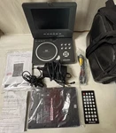 Polaroid Pdv-0700 7" Dvd Player Remote, Cords, Adapters, Instructions & Case. Fixed Price $50.00.