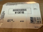 Whirlpool Adapter W11397195/genuine Part/open Box Brand New. Fixed Price $216.00.