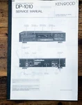 Kenwood Dp-1010 Cd Player Service Manual *original*. Fixed Price $14.97.