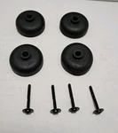 Jvc Genuine Oem Bottom Cushion W/ Screws Belt Drive Turntable Al-a95bk. Fixed Price $11.99.