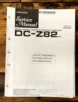Pioneer Dc-z82 Stereo Add. Service Manual *original*. Fixed Price $9.97.